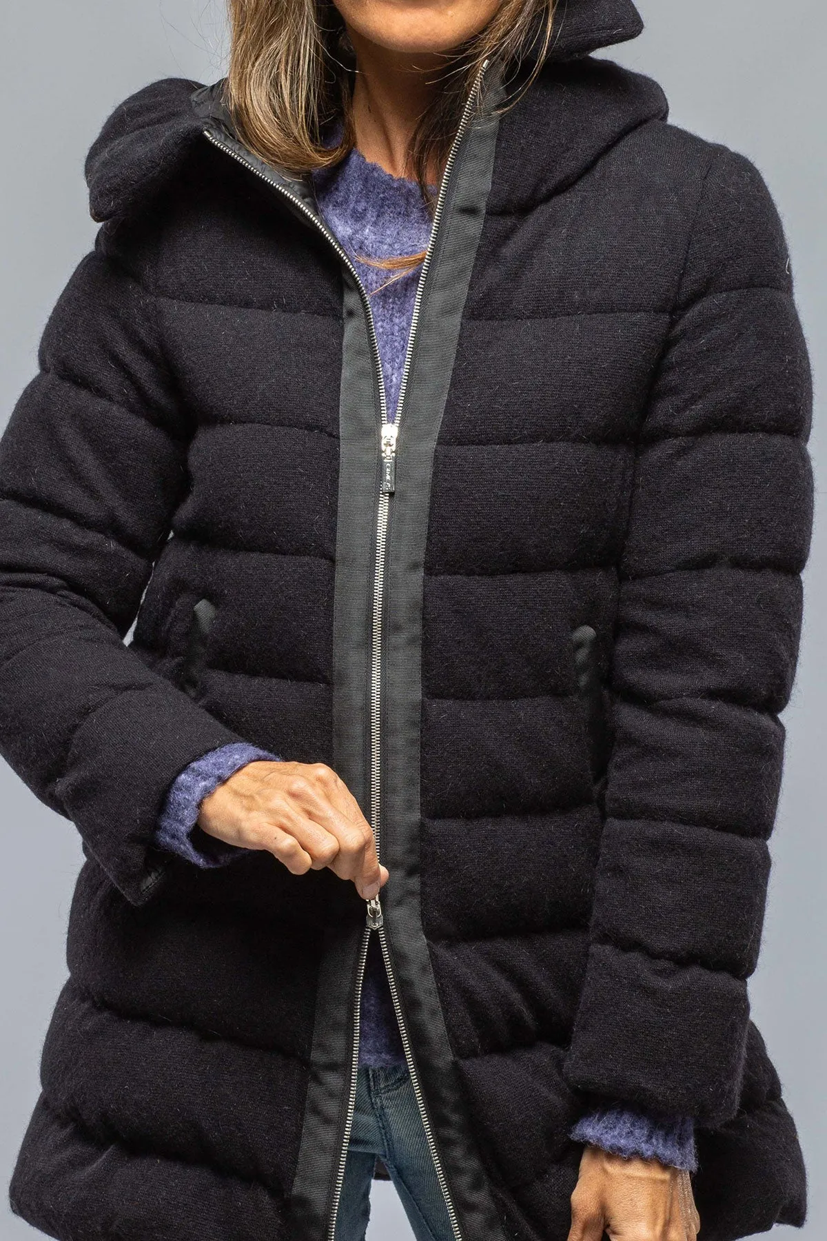 Bergen Angora Knit Down Coat