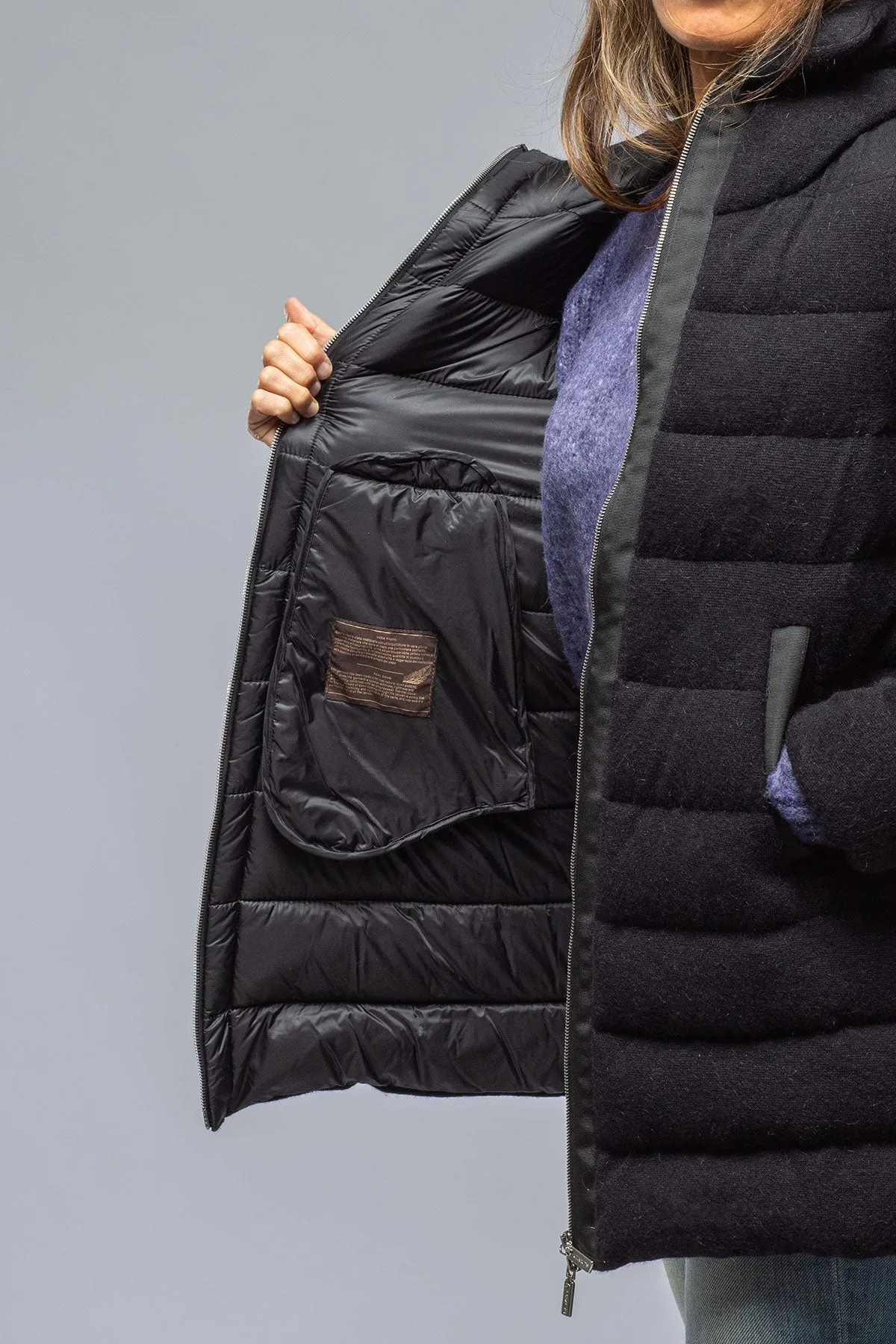 Bergen Angora Knit Down Coat