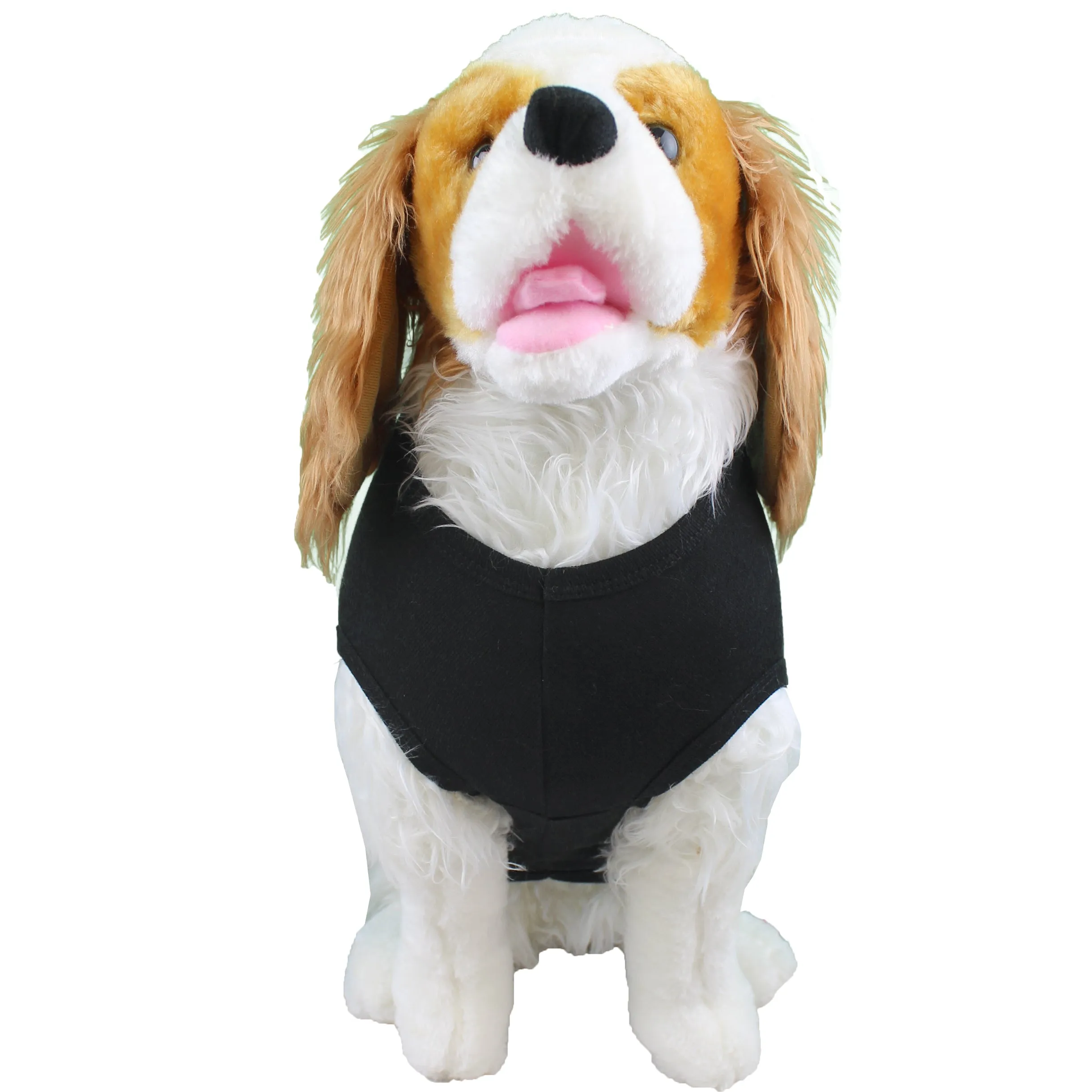 Biker Puppy Embroidered Tank Top