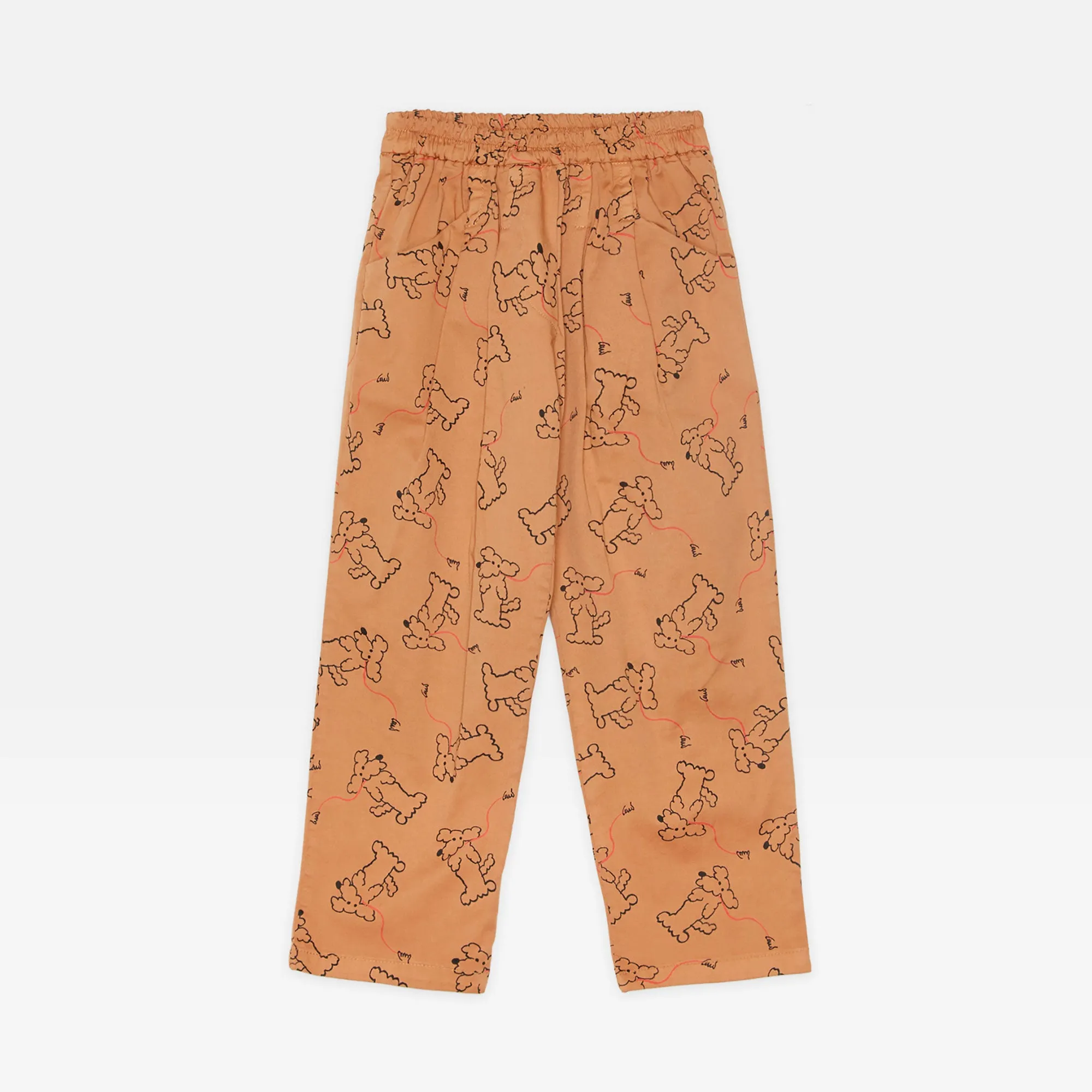 Dogs All Over Printed Pants