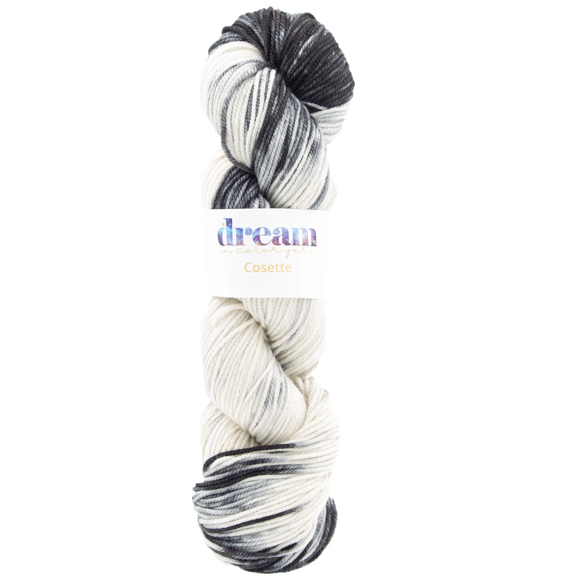 Dream in Color Cosette Yarn - Black & White