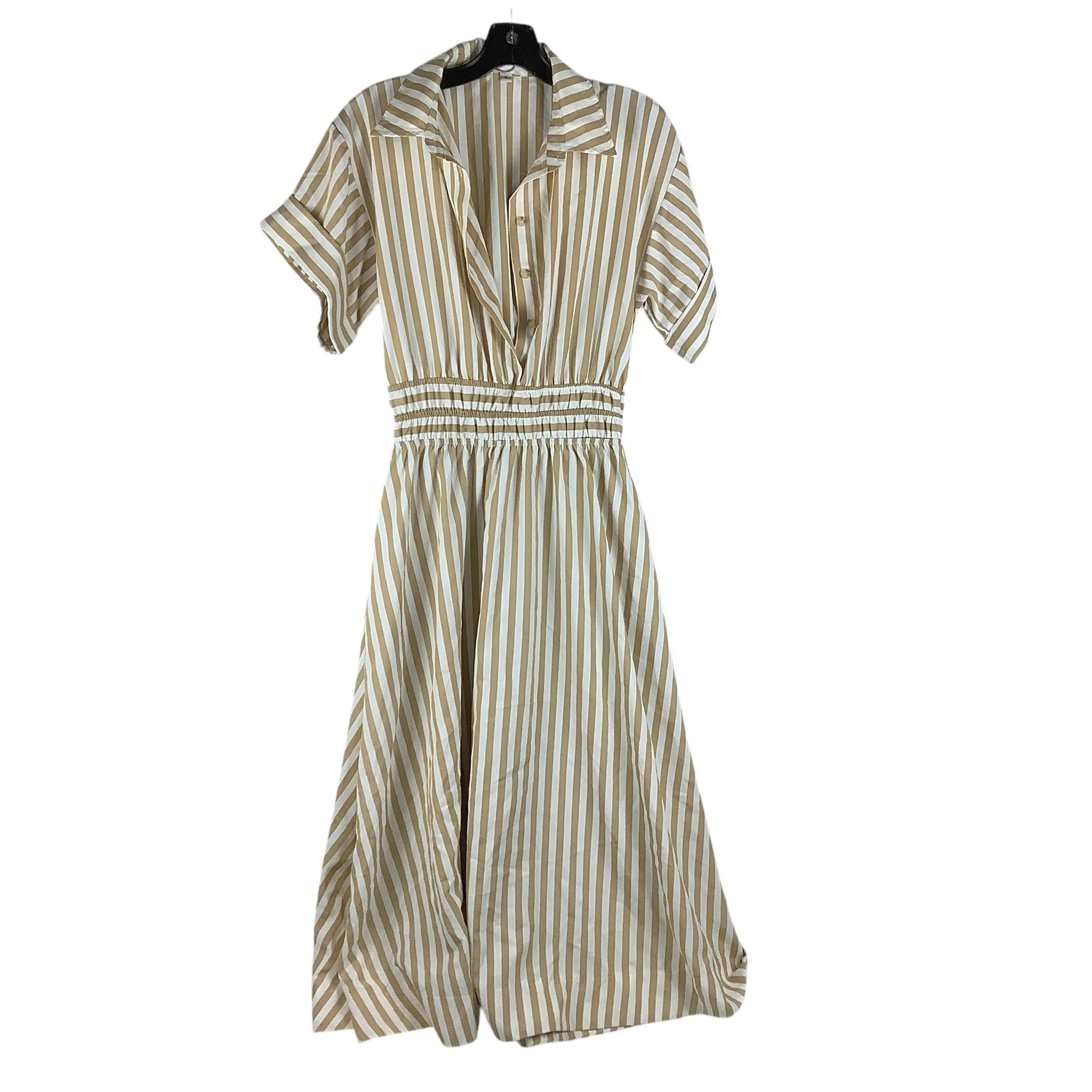 Dress Casual Maxi By Clothes Mentor In Cream, Size: S