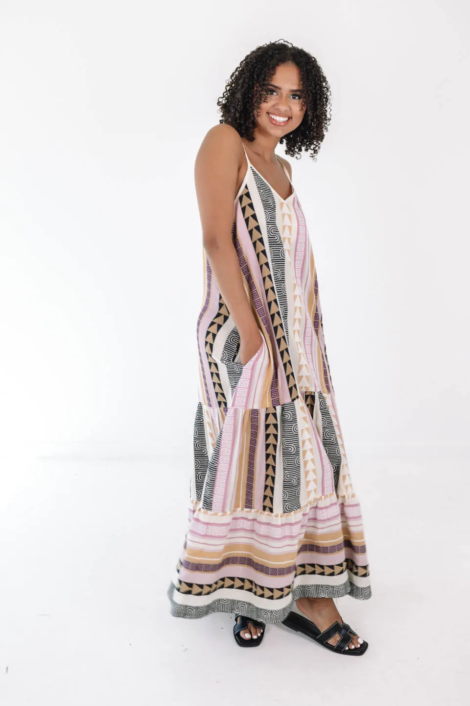 Island Time Maxi Dress - Tan