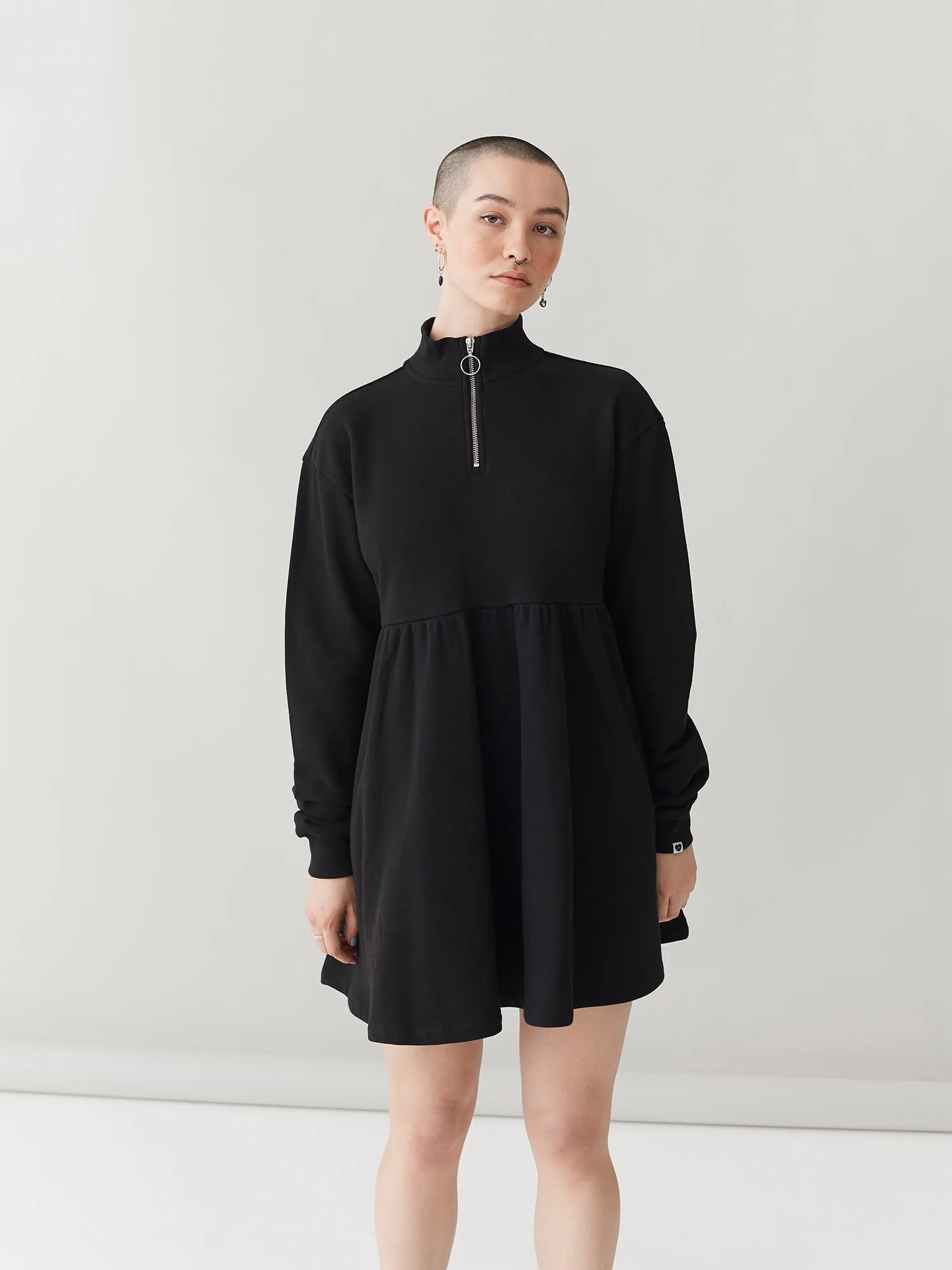 LO Sally Sweater Dress - Black