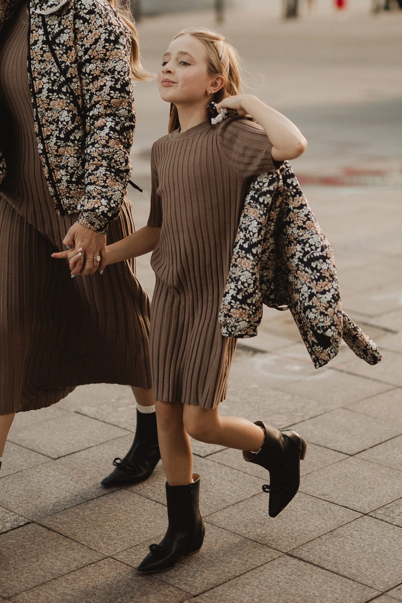 Mini Alexa Dress in Taupe - FINAL SALE