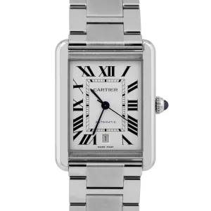 MINT Cartier Tank Solo Silver Roman 31x40mm 3800 W5200028 Automatic Watch BOX MINT Cartier Tank Solo Silver Roman 31x40mm 3800 W5200028 Automatic Watch BOX