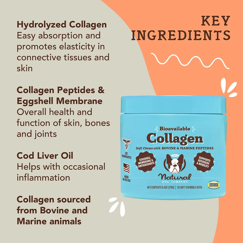 Natural Dog Company Collagen Dog Supplements