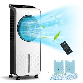Portable Evaporative Air Cooler, 3-in-1 Swamp Cooler w/ Remote Control