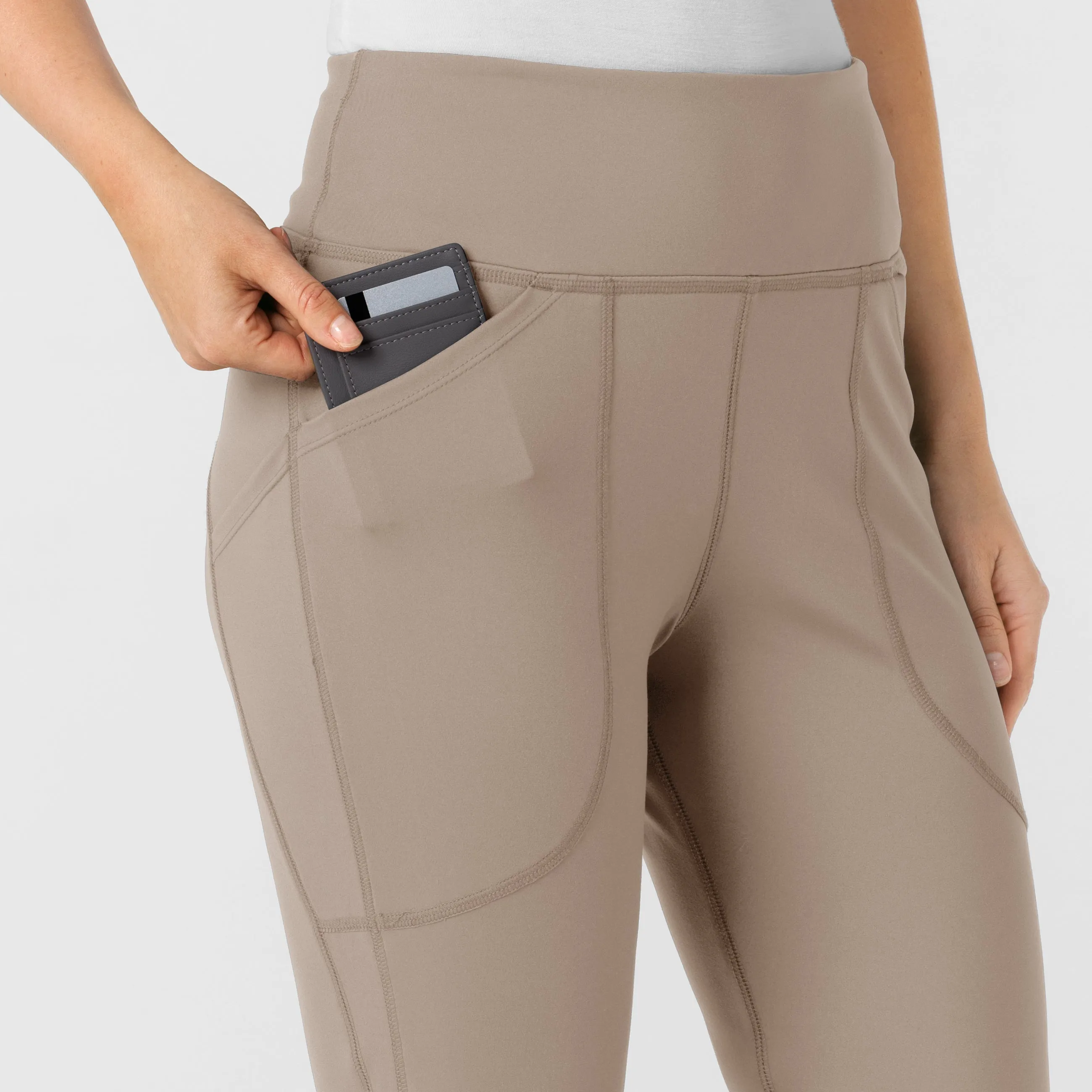 RENEW Knit Women's Flare Yoga Scrub Pant - Haze