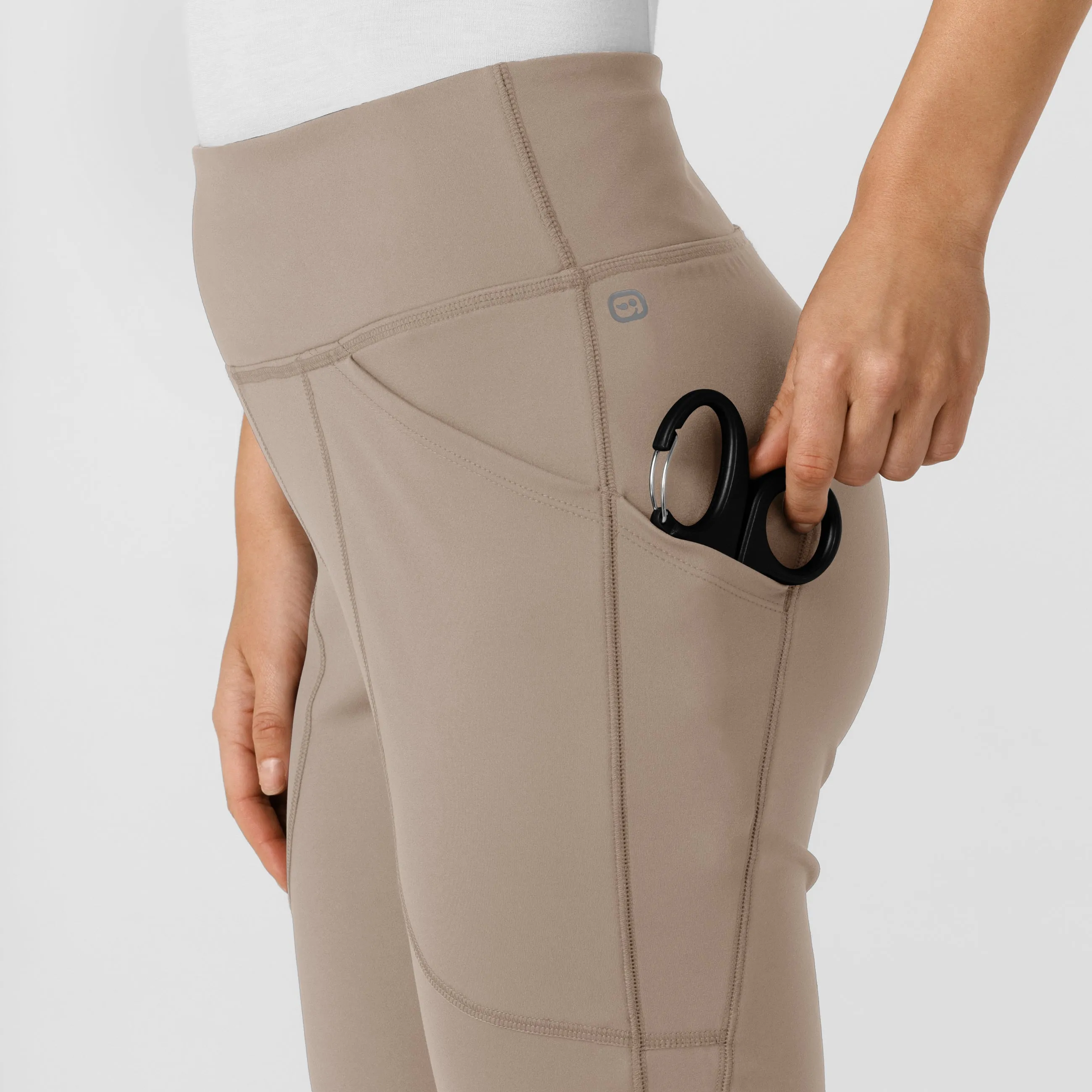 RENEW Knit Women's Flare Yoga Scrub Pant - Haze