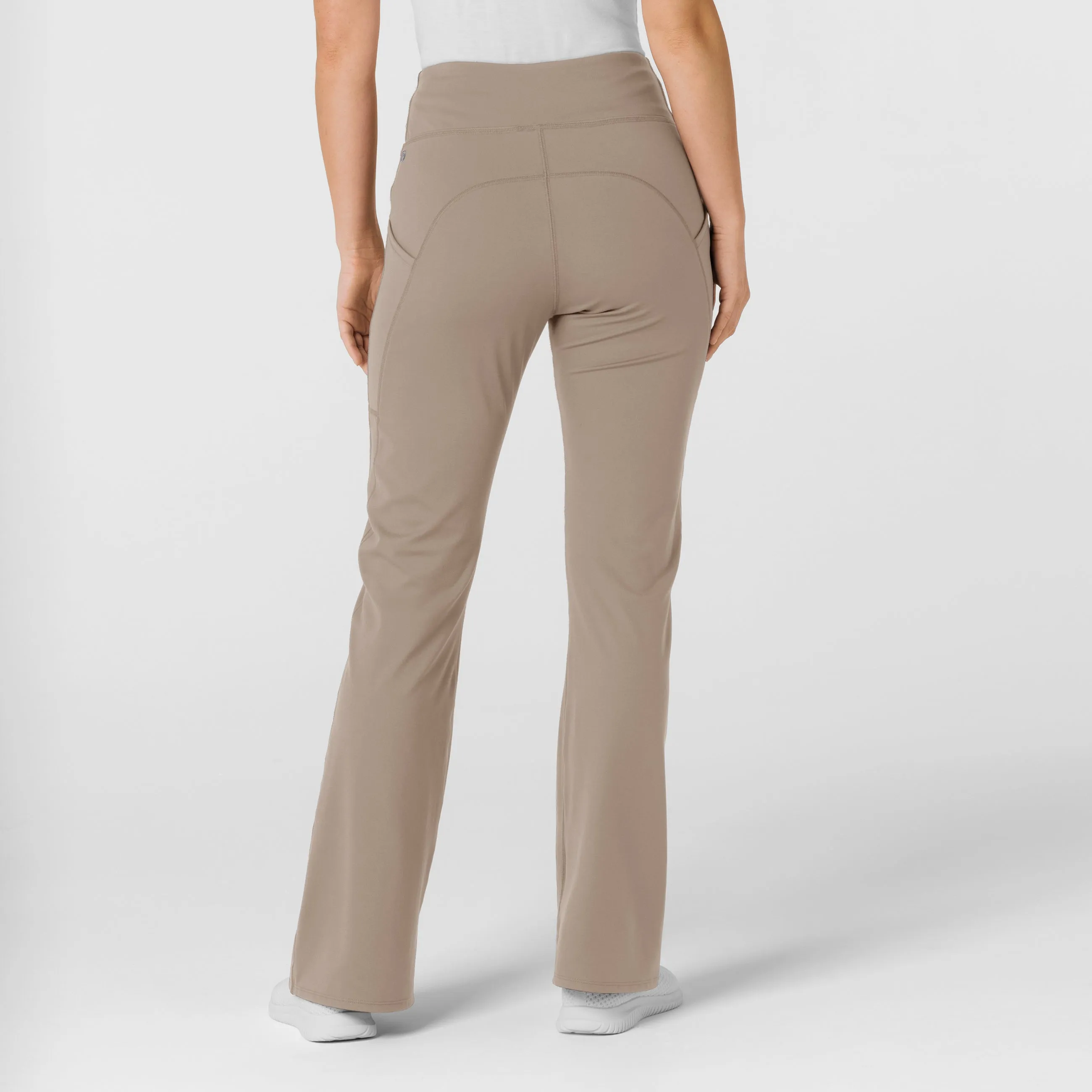 RENEW Knit Women's Flare Yoga Scrub Pant - Haze
