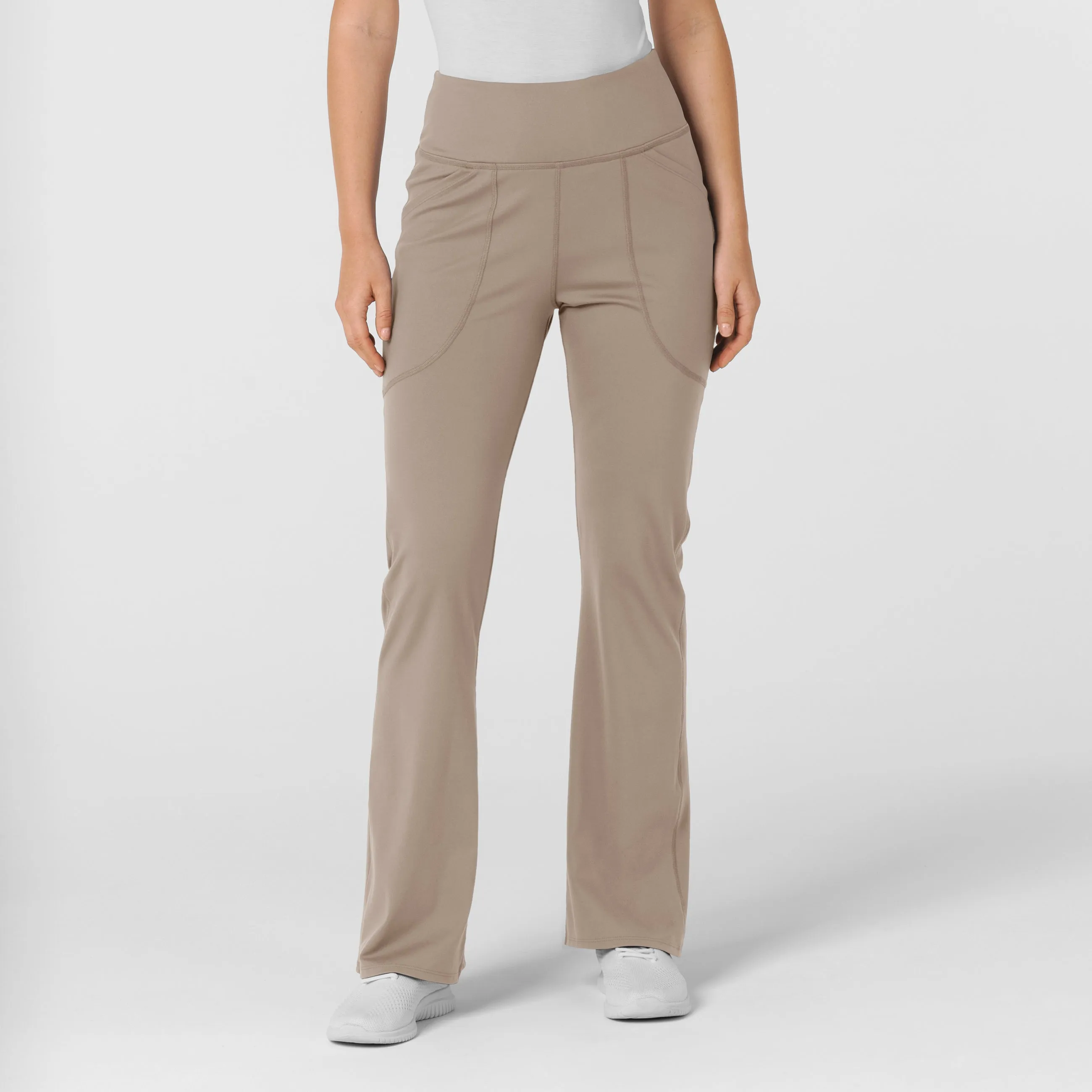 RENEW Knit Women's Flare Yoga Scrub Pant - Haze