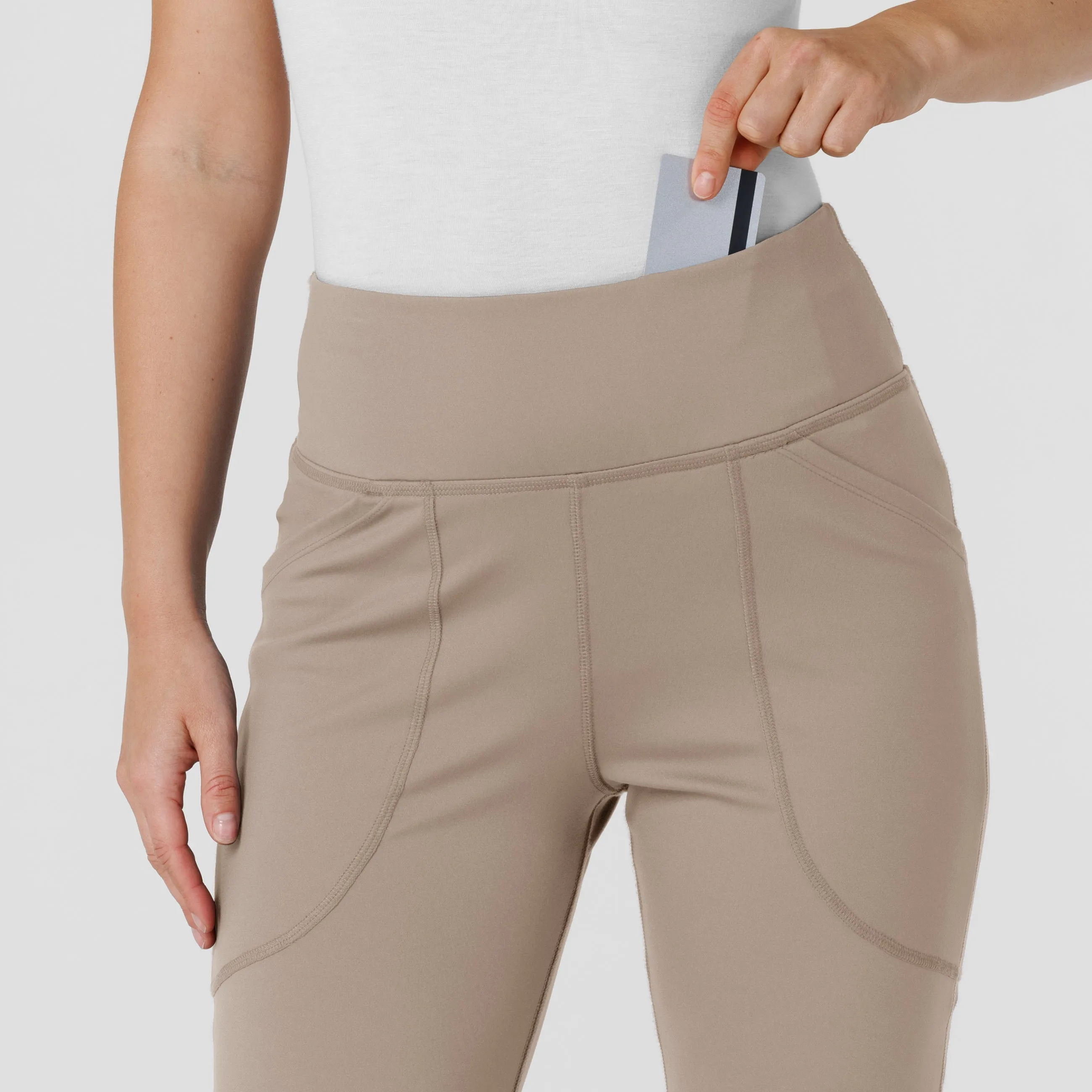 RENEW Knit Women's Flare Yoga Scrub Pant - Haze