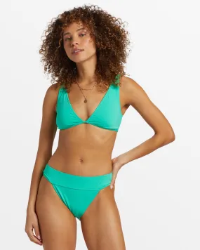 Sol Searcher Ava Tank Bikini Top - Green Tropics
