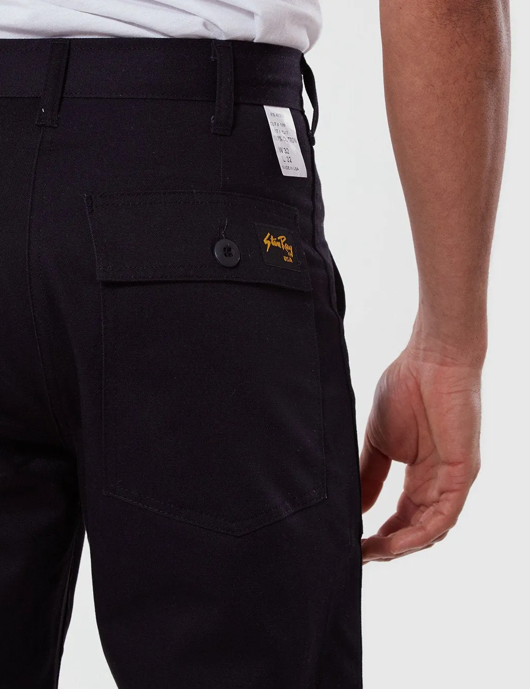 Stan Ray 4 Pocket Fatigue Pant (Loose Taper) - Black