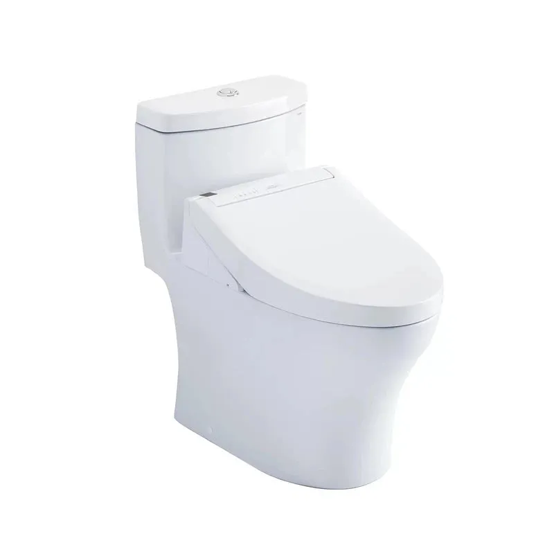 TOTO Aquia IV Washlet  C5 Universal Height One-Piece Toilet 1.28 GPF & 0.9 GPF