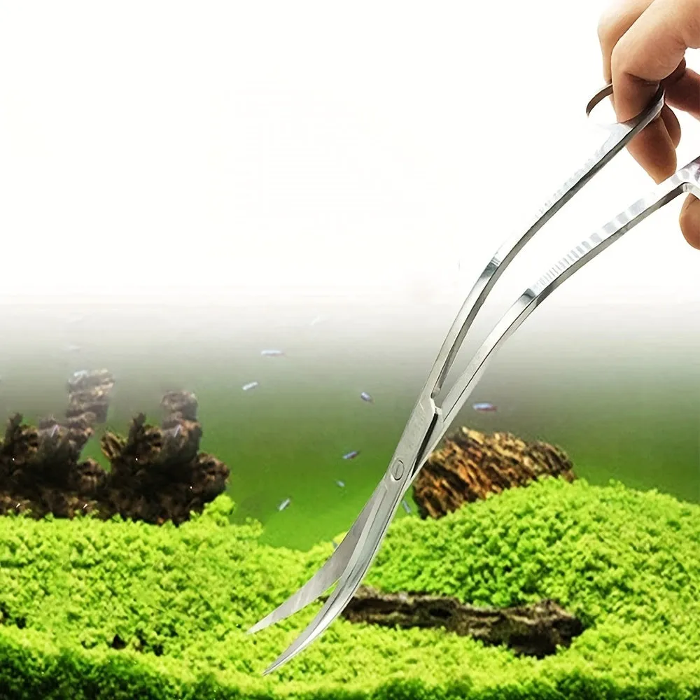 Versatile Stainless Steel Aquatic Tool for Clean Water Grass