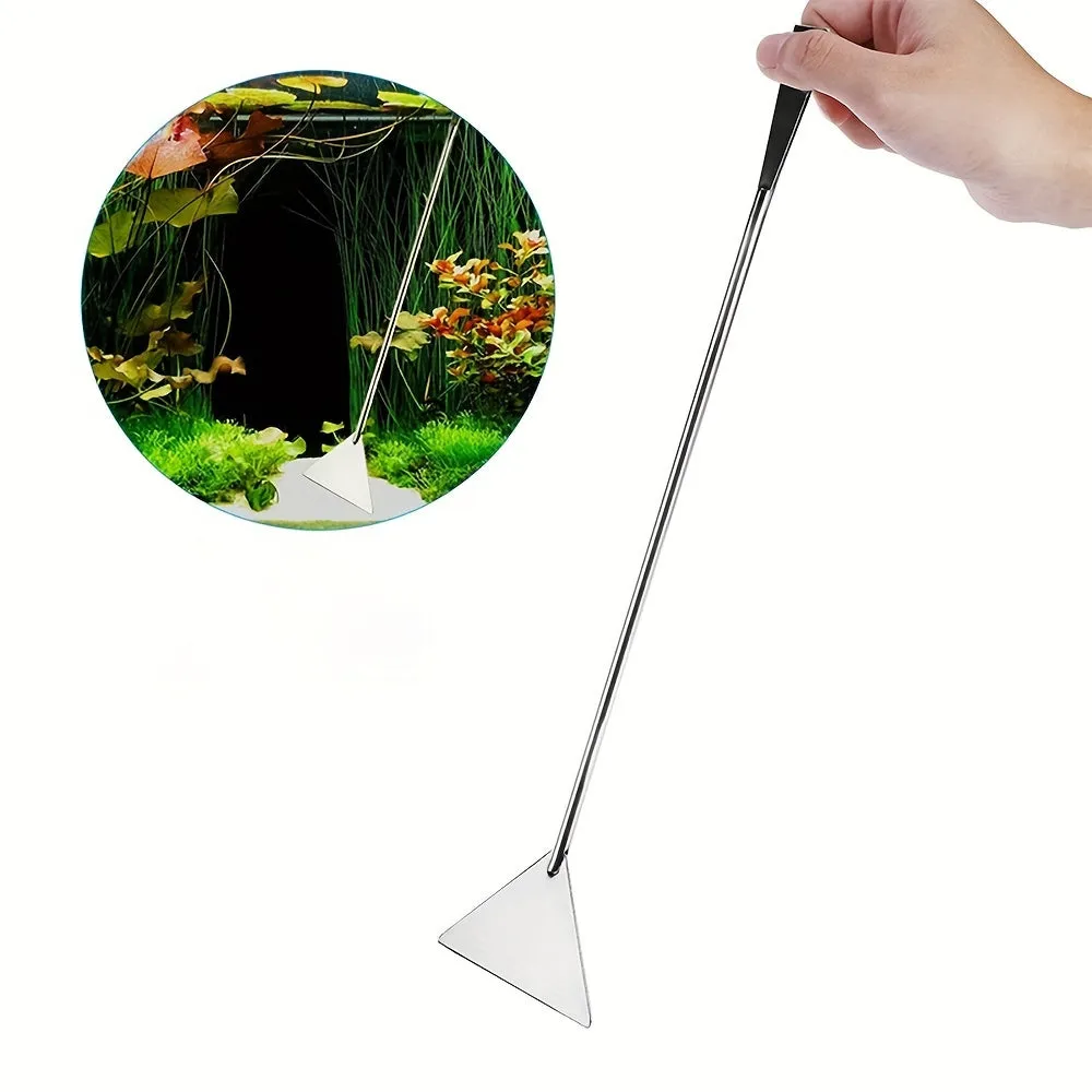 Versatile Stainless Steel Aquatic Tool for Clean Water Grass