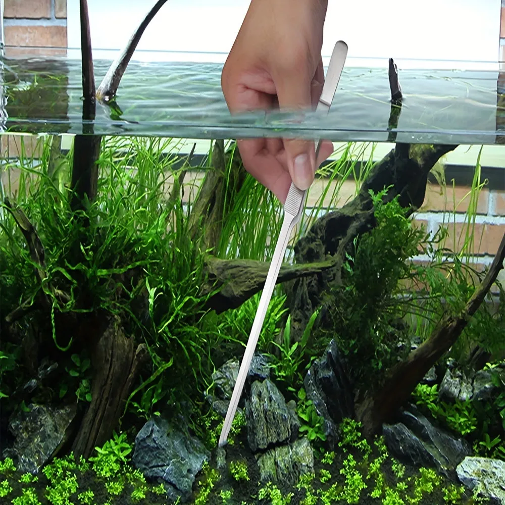 Versatile Stainless Steel Aquatic Tool for Clean Water Grass