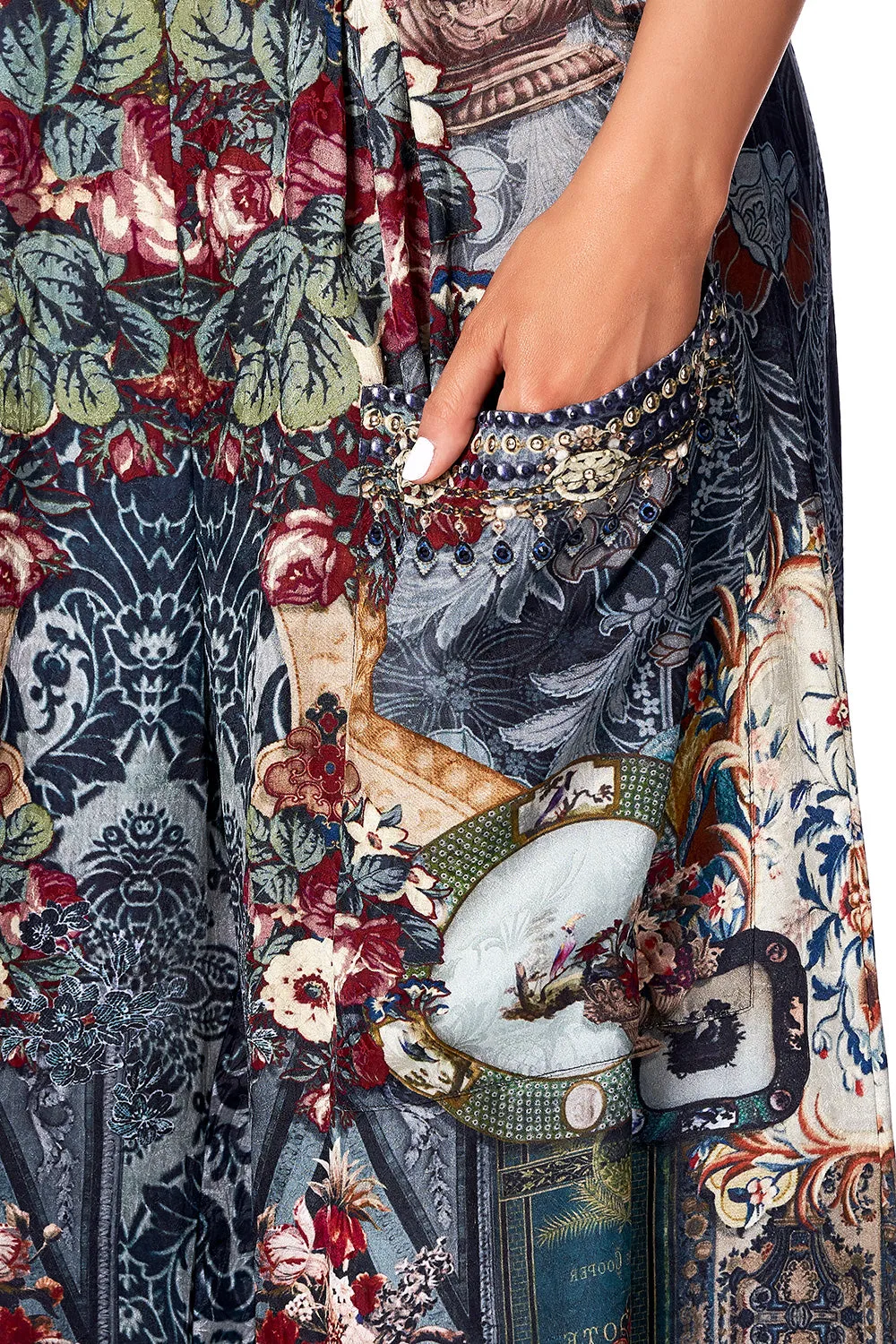 WIDE LEG TROUSER WITH FRONT POCKETS HOTEL BOHEME